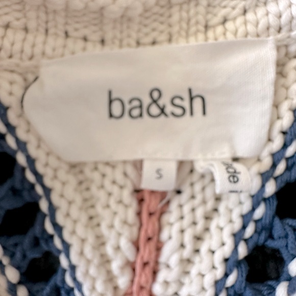 Ba&sh crochet multi colored sweater Size Small excellent condition! - Picture 7 of 13